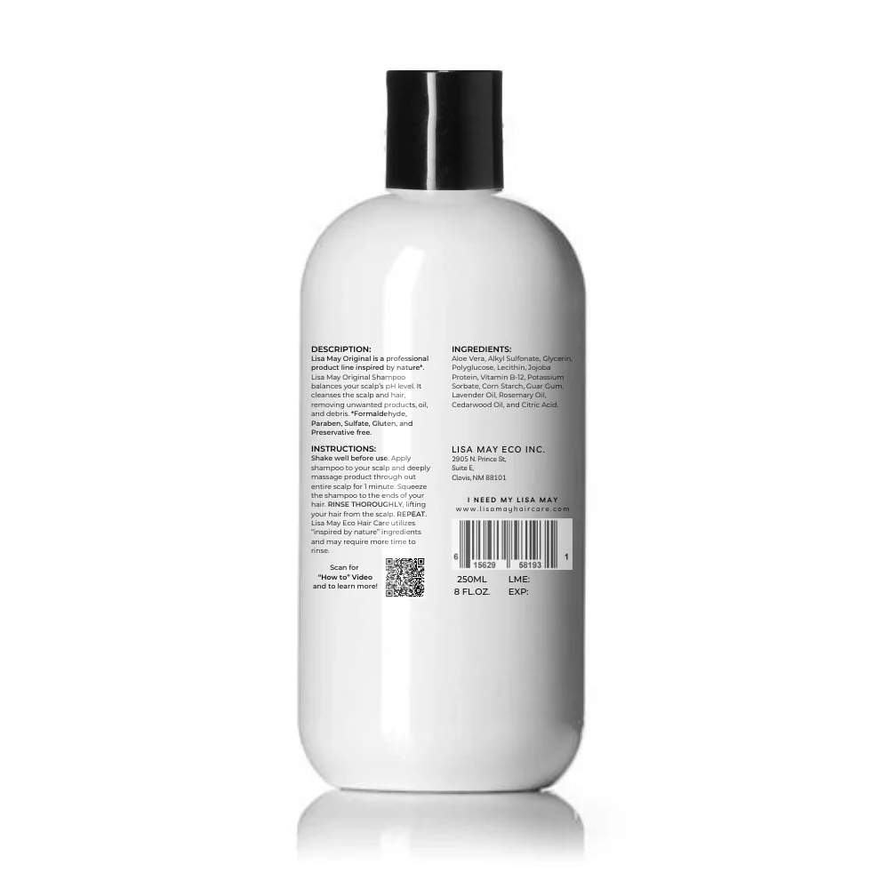 Lisa May Original - Shampoo — LISA MAY ECO HAIR CARE